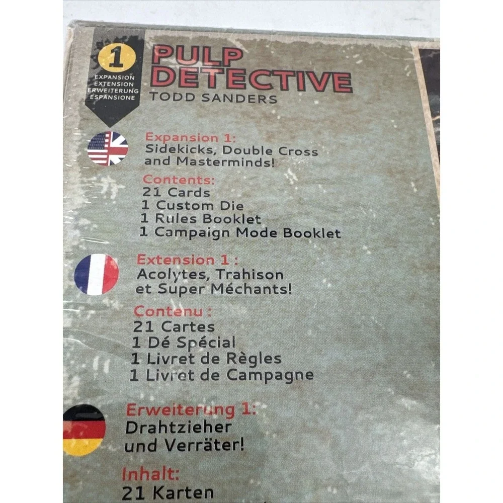 Todd Sanders Pulp Detective Card Game Expansion #1‎ Netherlands 2018 Christmas